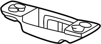 View 99655209502S33 Console Compartment (Rear) Full-Sized Product Image