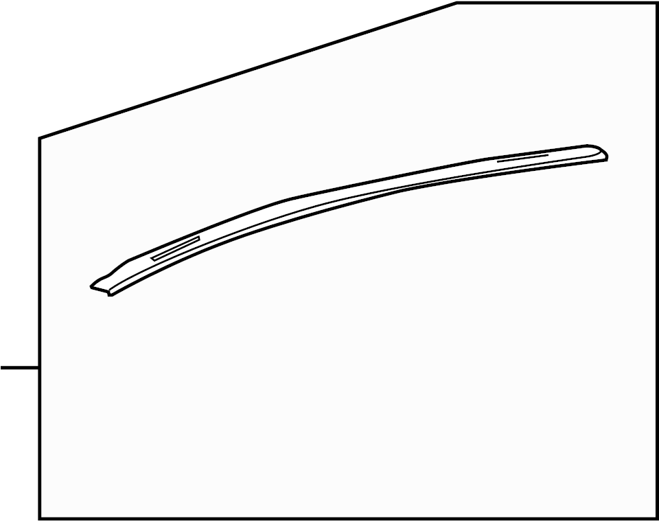 View 99655940100G2X Molding. Strip. Roof.  Full-Sized Product Image