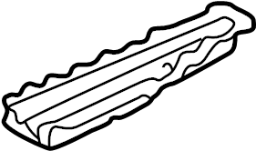 View 99650152600GRV Rail. (Front, Rear, Lower) Full-Sized Product Image