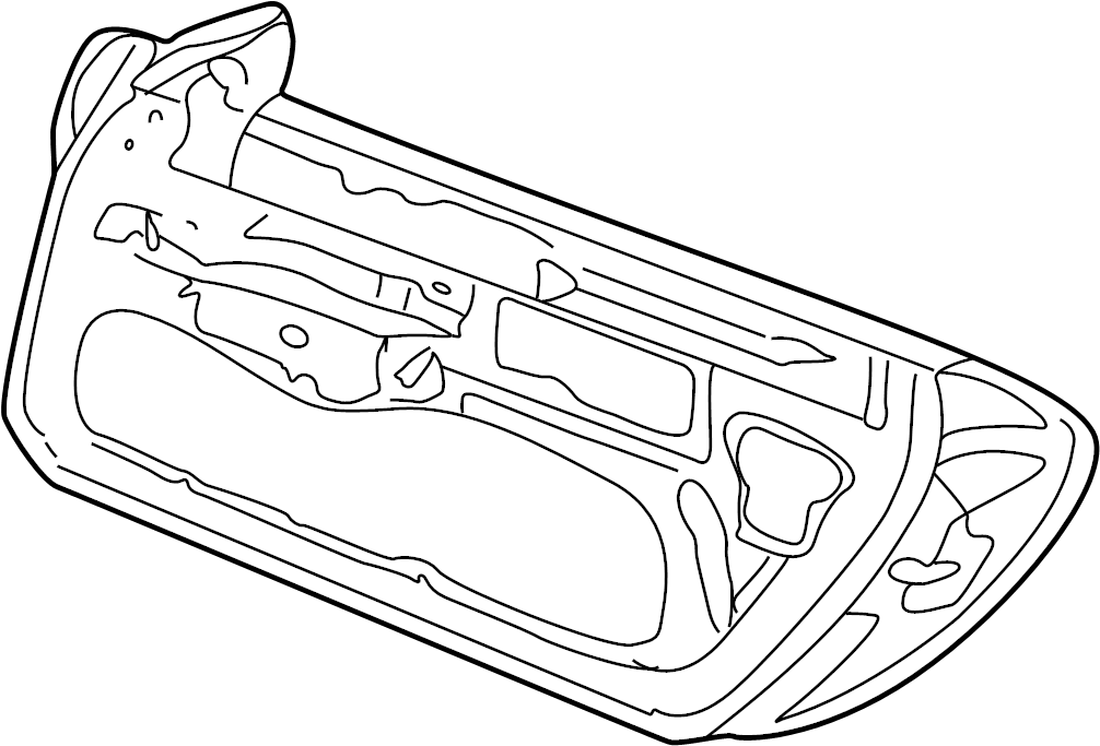 View 99653101106GRV Door Shell Full-Sized Product Image