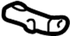 View 99653765300 Interior Door Handle Trim Full-Sized Product Image