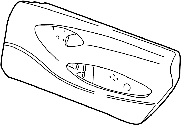 View 99655512209ETF Door Interior Trim Panel Full-Sized Product Image