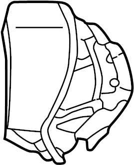 View 99650246104GRV Tail Light Pocket (Rear) Full-Sized Product Image