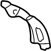 View 99650490802 Quarter Panel Seal Full-Sized Product Image