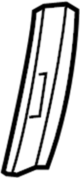 View 99650242302GRV Pillar. REINFORCED. Panel. (Front, Upper, Lower) Full-Sized Product Image