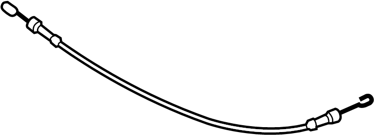 View 99651201700 Deck Lid Release Cable Full-Sized Product Image