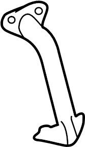 View 99658033202 Roll Bar Bracket (Front) Full-Sized Product Image