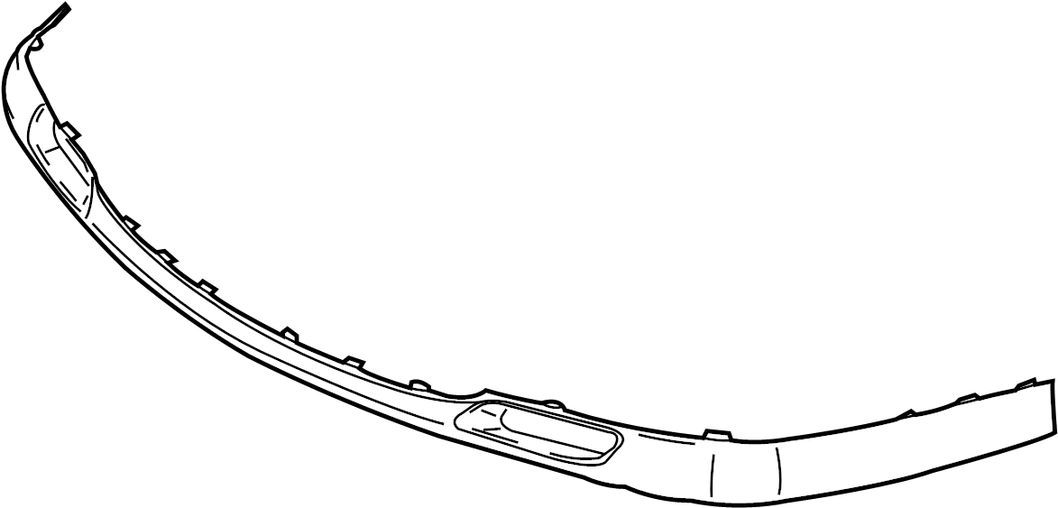 View 9975055571601C Spoiler (Front, Lower) Full-Sized Product Image