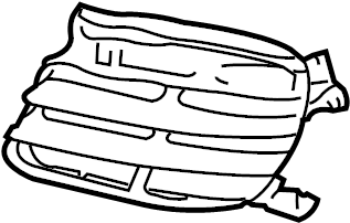 View 9975055640601C Grille (Lower) Full-Sized Product Image