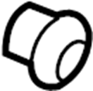 View 99763127201 Sleeve. Headlight. Bushing.  Full-Sized Product Image