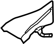 View 99757518301 Shield. Air. (Rear) Full-Sized Product Image