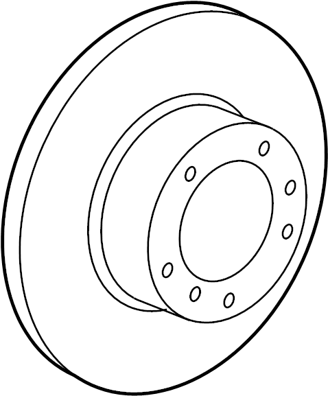 View 99735103237 Disc Brake Rotor Full-Sized Product Image