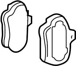 View 99735194702 Disc Brake Pad Set (Front, Rear) Full-Sized Product Image