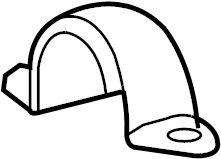 View 99734377701 Suspension Stabilizer Bar Bracket Full-Sized Product Image