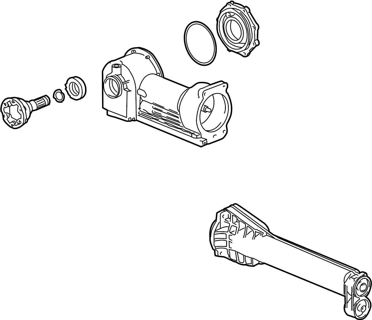View 99734902050 Differential (Front) Full-Sized Product Image
