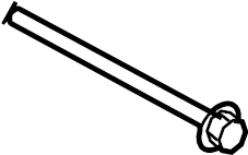 View 90037814201 Differential Mount Bolt (Rear) Full-Sized Product Image