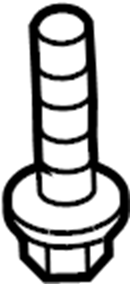View 90038512302 Differential Mount Bolt (Rear) Full-Sized Product Image