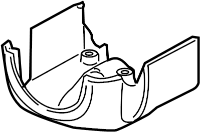 View 997552979004P2 Steering Column Cover (Lower) Full-Sized Product Image