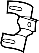 View 99764556900 Radio Speaker Bracket (Rear) Full-Sized Product Image