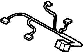 View 99761268811 Power Seat Wiring Harness Full-Sized Product Image