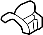 View 99652233300 Seat Hinge (Rear) Full-Sized Product Image
