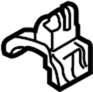 View 99652204100 Seat Hinge Full-Sized Product Image