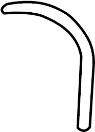 View 99656420501 Sunroof Drain Hose (Rear) Full-Sized Product Image