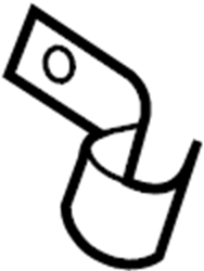 View 99756430100 Sunroof Drain Hose Bracket (Upper) Full-Sized Product Image