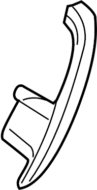 View 997555261014P2 Interior Door Pull Handle (Lower) Full-Sized Product Image