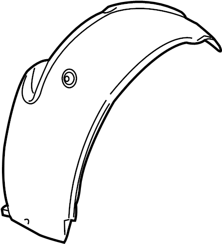 View 99750457406 Quarter Panel Splash Shield Full-Sized Product Image