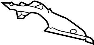 View 99750236601GRV Quarter Panel Gutter (Rear, Upper) Full-Sized Product Image