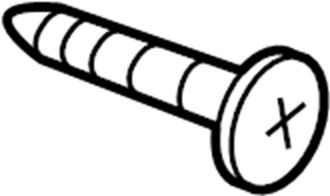 View 99907304802 Quarter Panel Trim Panel Screw (Lower) Full-Sized Product Image
