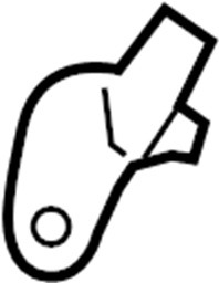 View 99735550602 Brake Hydraulic Line Bracket (Rear) Full-Sized Product Image