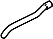 View 99710635000 Engine Coolant Overflow Hose Full-Sized Product Image
