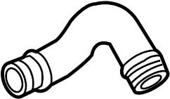 View 99710650101 Engine Coolant Hose Full-Sized Product Image