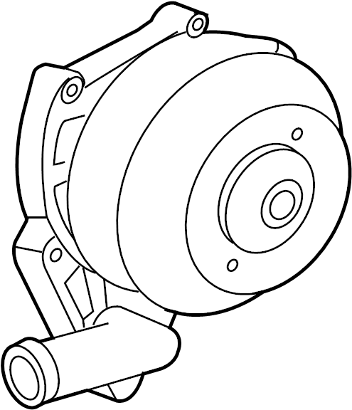 View 99710601172 Engine Water Pump Full-Sized Product Image