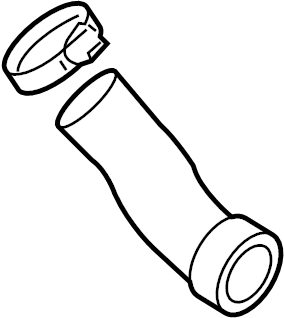 View 99711064503 Intercooler Pipe (Upper, Lower) Full-Sized Product Image