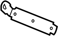 View 99711310571 Secondary Air Injection Pump Bracket Full-Sized Product Image