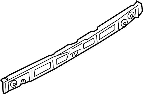 View 99750564103 Bumper Cover Support Rail (Lower) Full-Sized Product Image