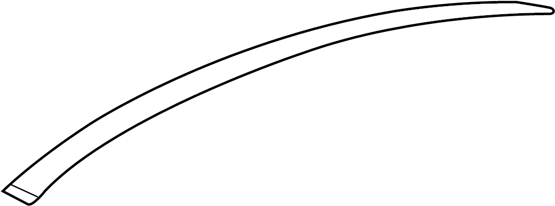 View 99656370800GRV Roof Molding Full-Sized Product Image