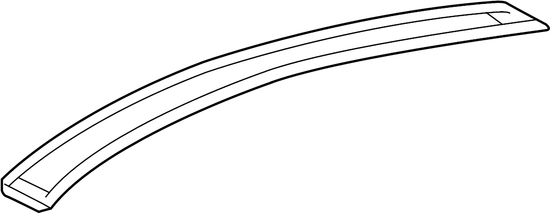 View 99656336200 Roof Molding Seal (Lower) Full-Sized Product Image