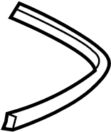 View 99756194900 Convertible Top Seal (Rear) Full-Sized Product Image