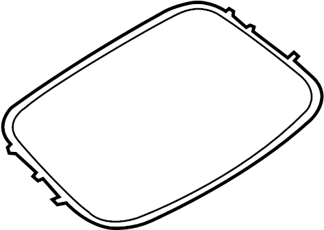 View 99656120300 Back glass frame.  Full-Sized Product Image