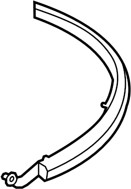 View 99756104100 Roof Bow (Rear) Full-Sized Product Image