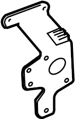 View 99656120701 Convertible Top Motor Bracket Full-Sized Product Image
