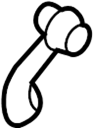 View 99656181601 Convertible Top Stowage Compartment Drain Hose Full-Sized Product Image