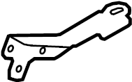 View 9A110721503 Engine Oil Filler Tube Bracket Full-Sized Product Image