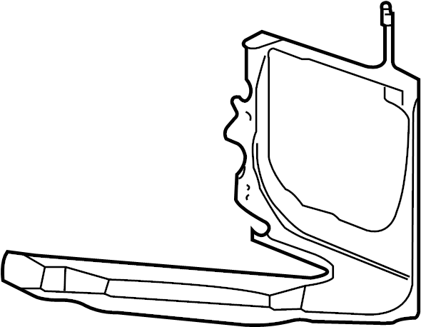 View 99710616502 Radiator Mount Bracket (Lower) Full-Sized Product Image