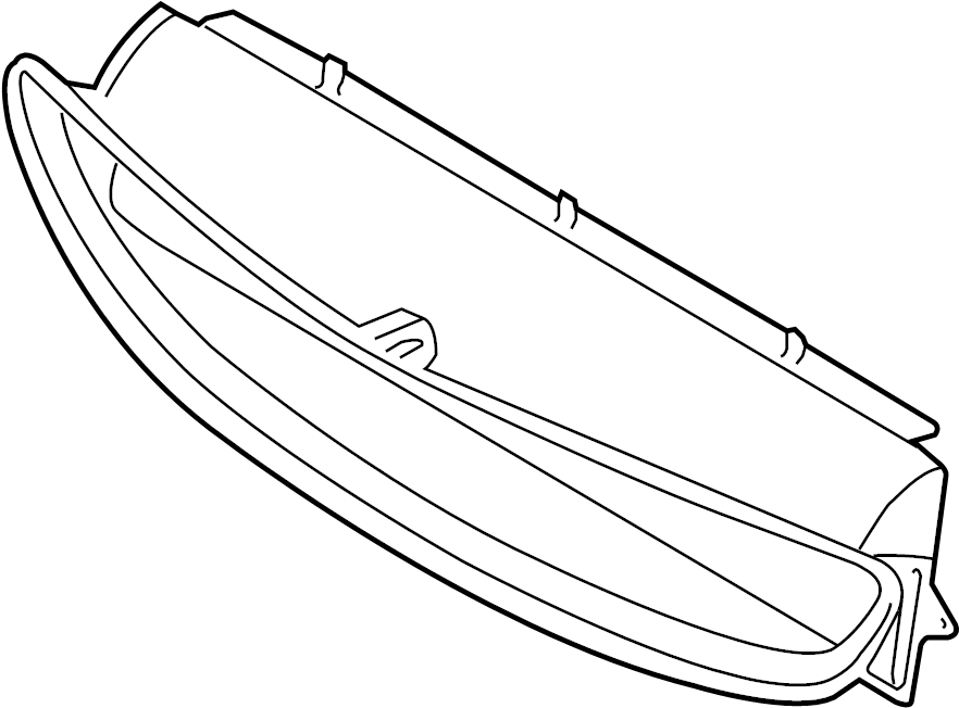 View 99757514101 Radiator Support Air Duct Full-Sized Product Image