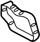 View 9A110231200 Engine Coolant Outlet Gasket Full-Sized Product Image
